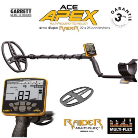 GARRETT ACE APEX DISQUE RAIDER